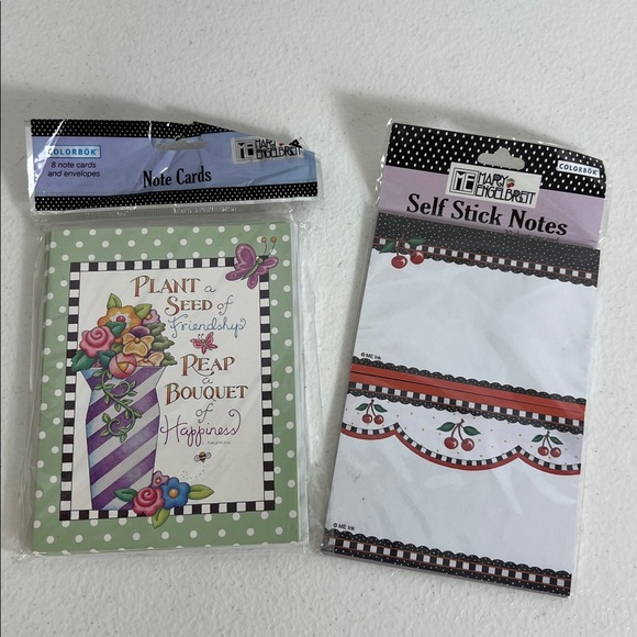 Mary Engelbreit NIP Lot of Notecards/Self Stick Notes & Bookmarks Vintage - Picture 6 of 7